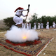Saudis usually party this way to celebrate weddings or graduations. Pictured here in the western Saudi city of Taif, on Aug. 8, 2015.